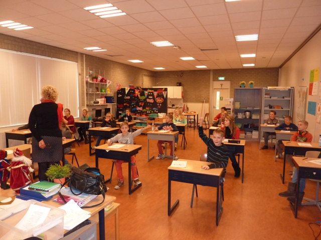 Groep 8 in actie