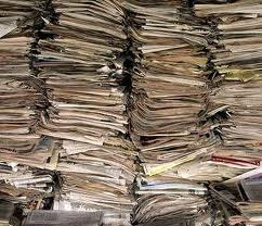 komende week oud papier