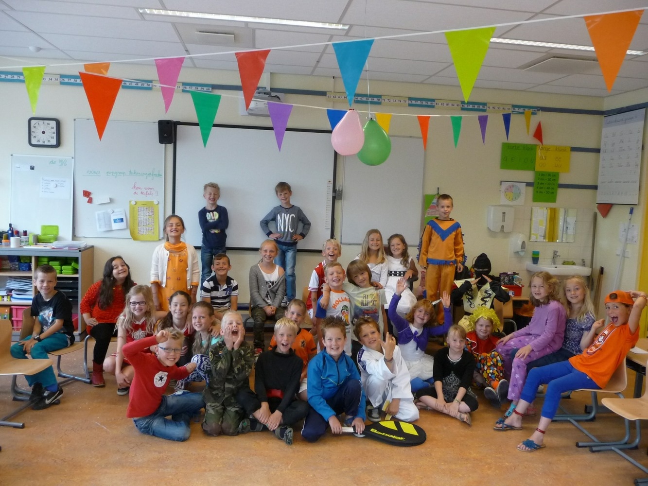 Foto’s verjaardag juf Esther