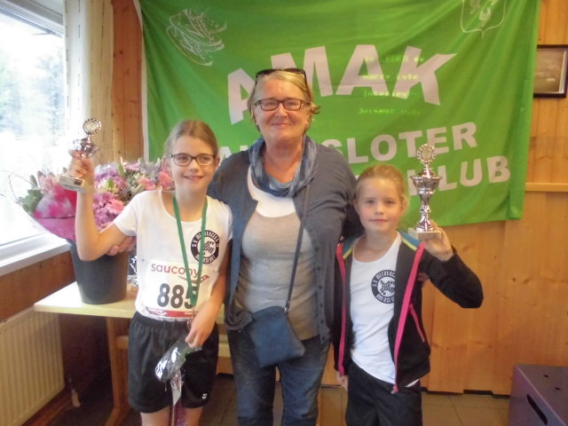 Winnaars bij de AMAK-loop 28-9-2014