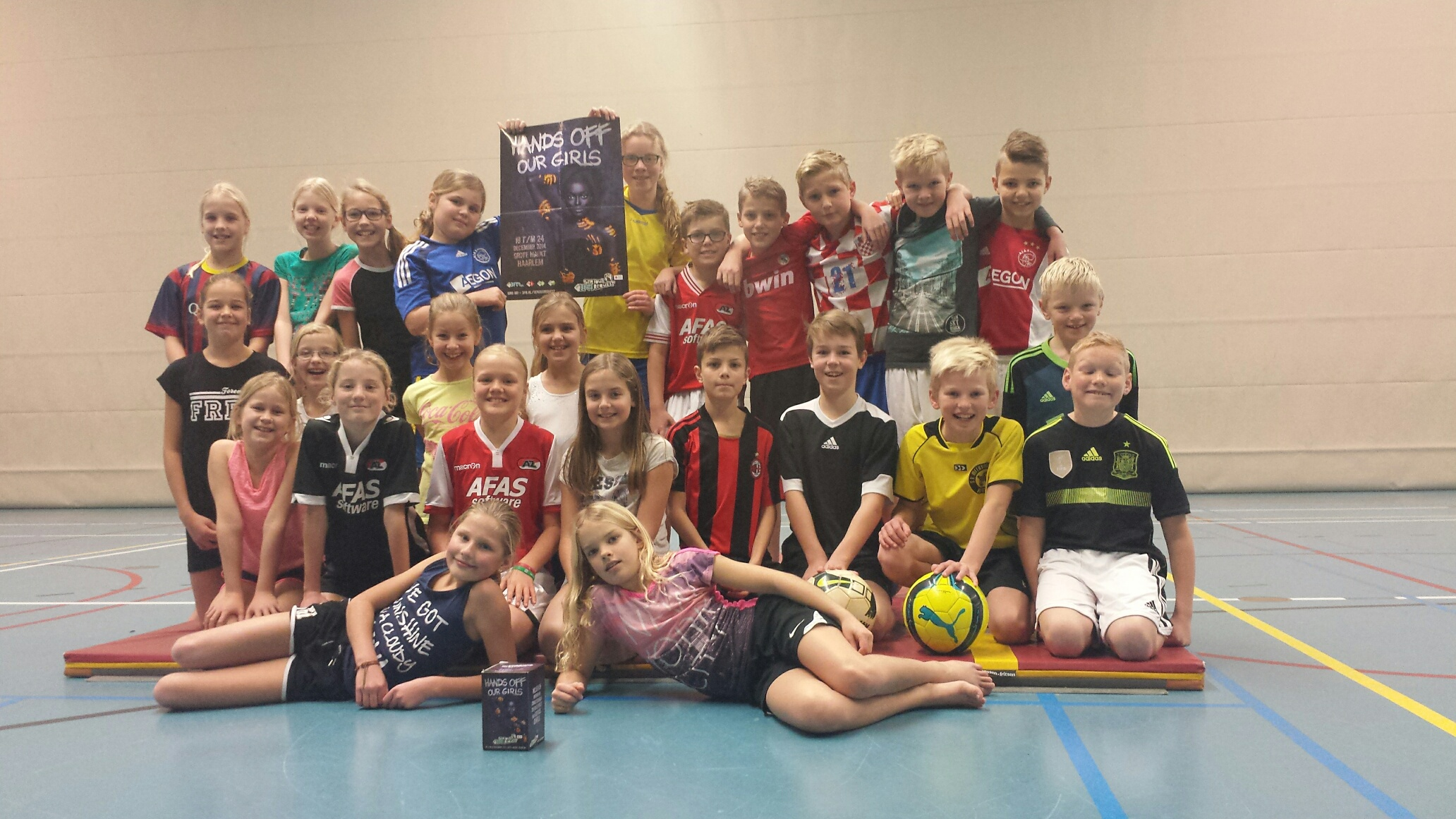 Groep 7b in actie voor Serious Request!