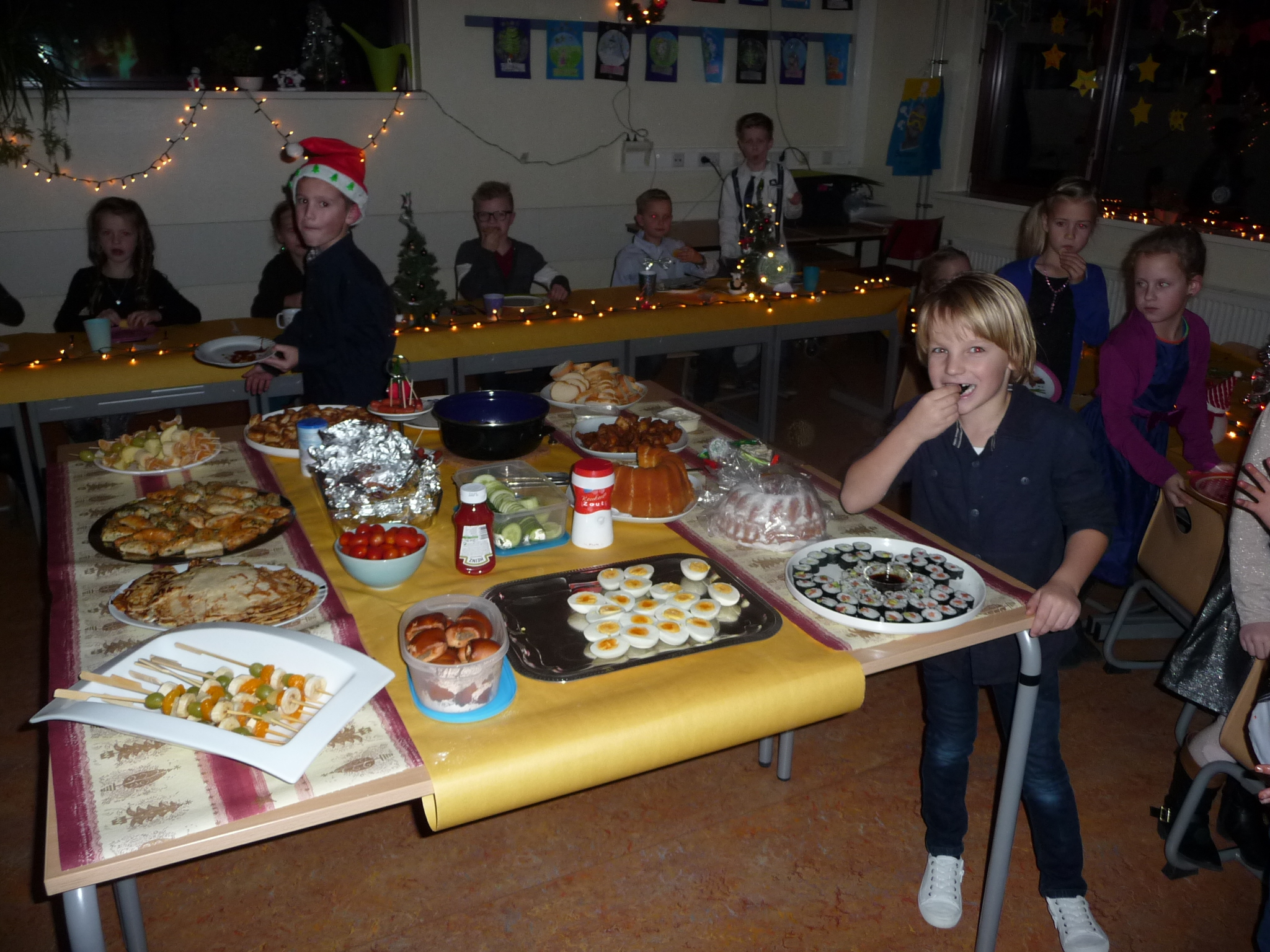 Kerstbuffet groep 4