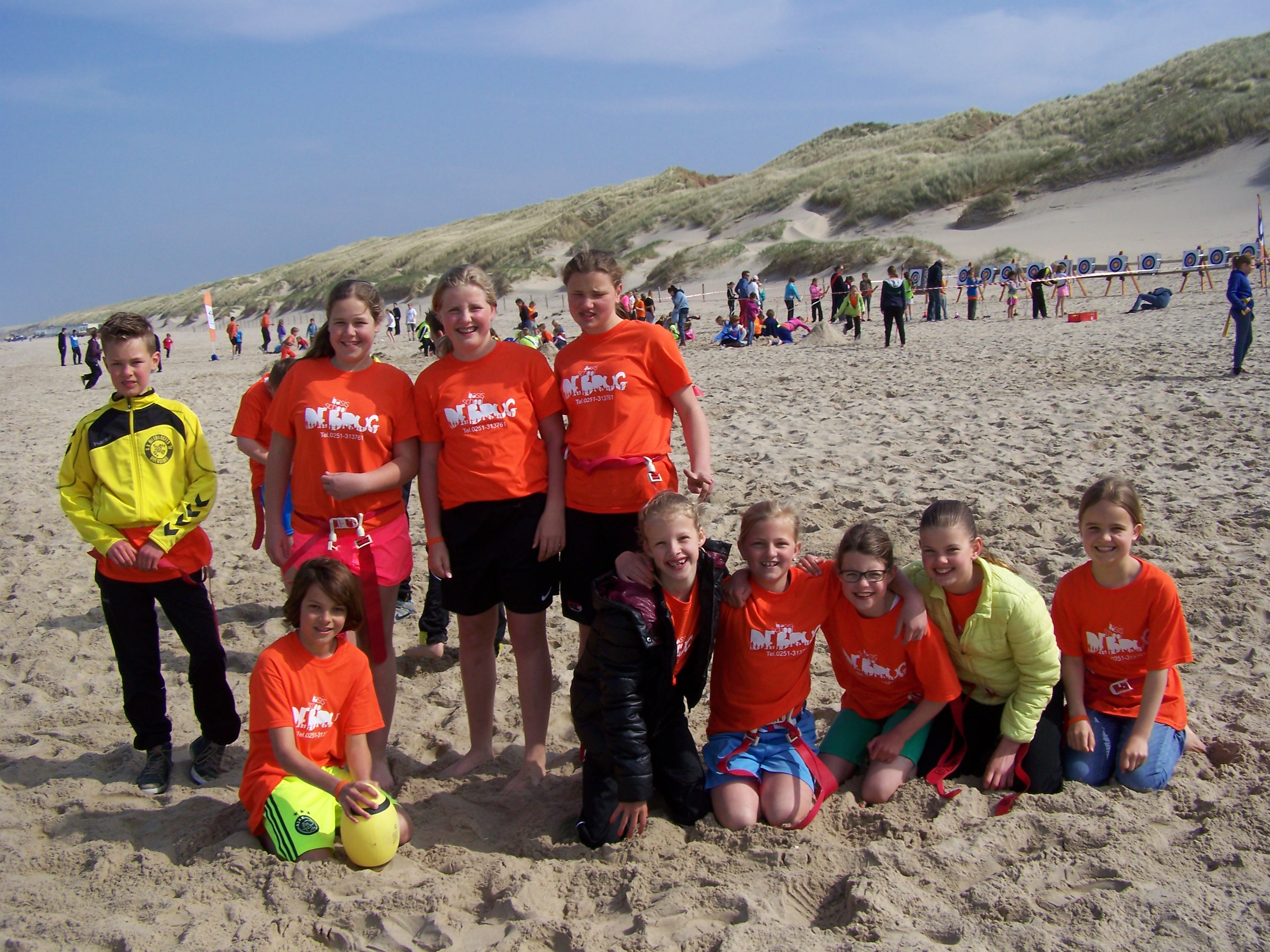 Koningsspelen op het strand