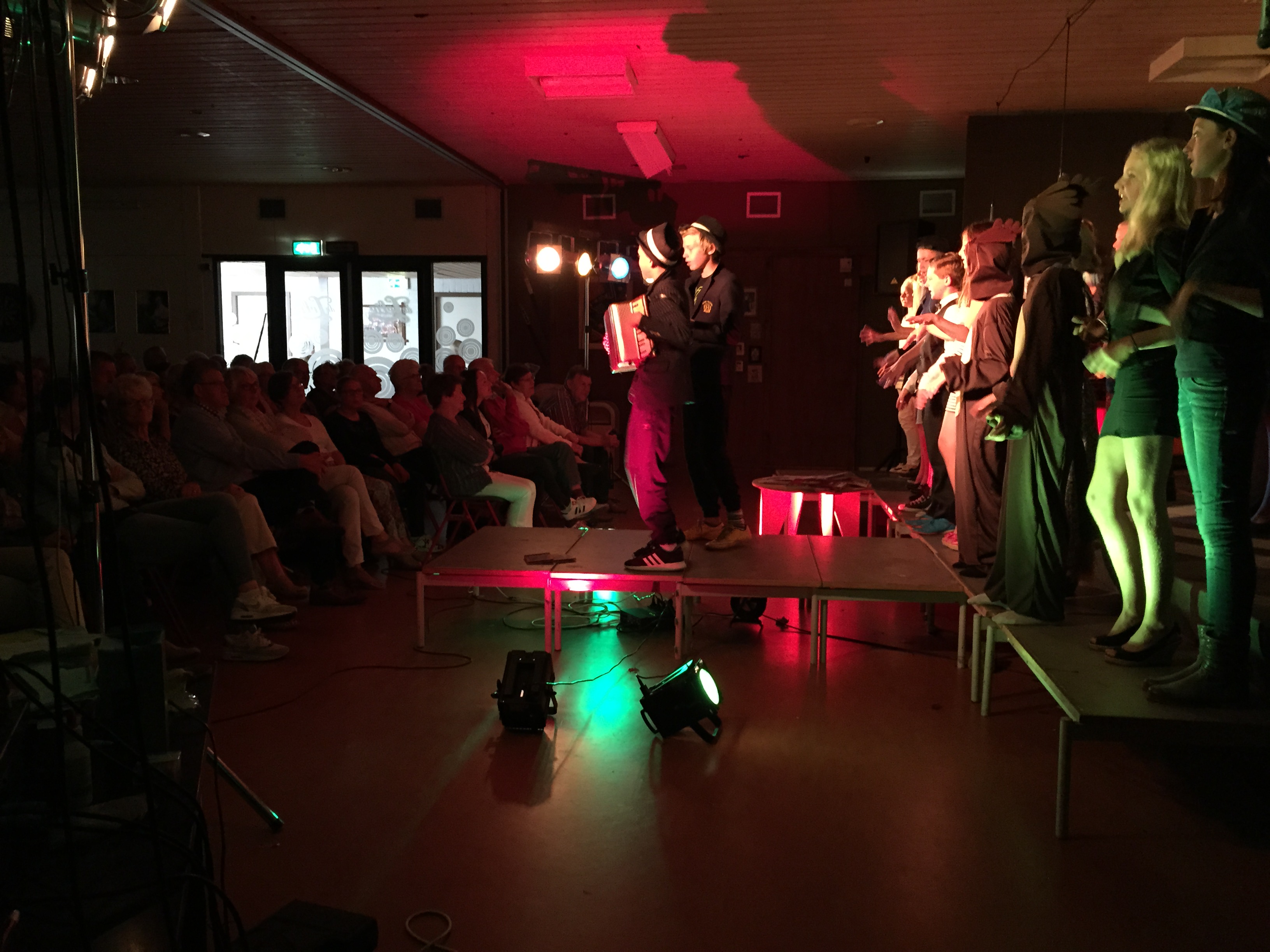 Eerste opvoering van de musical van groep 8