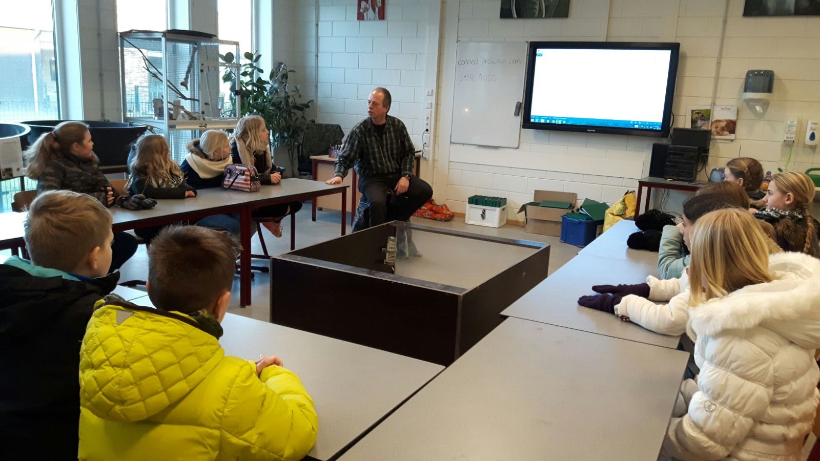 Groep 8 bezoekt het Clusius College