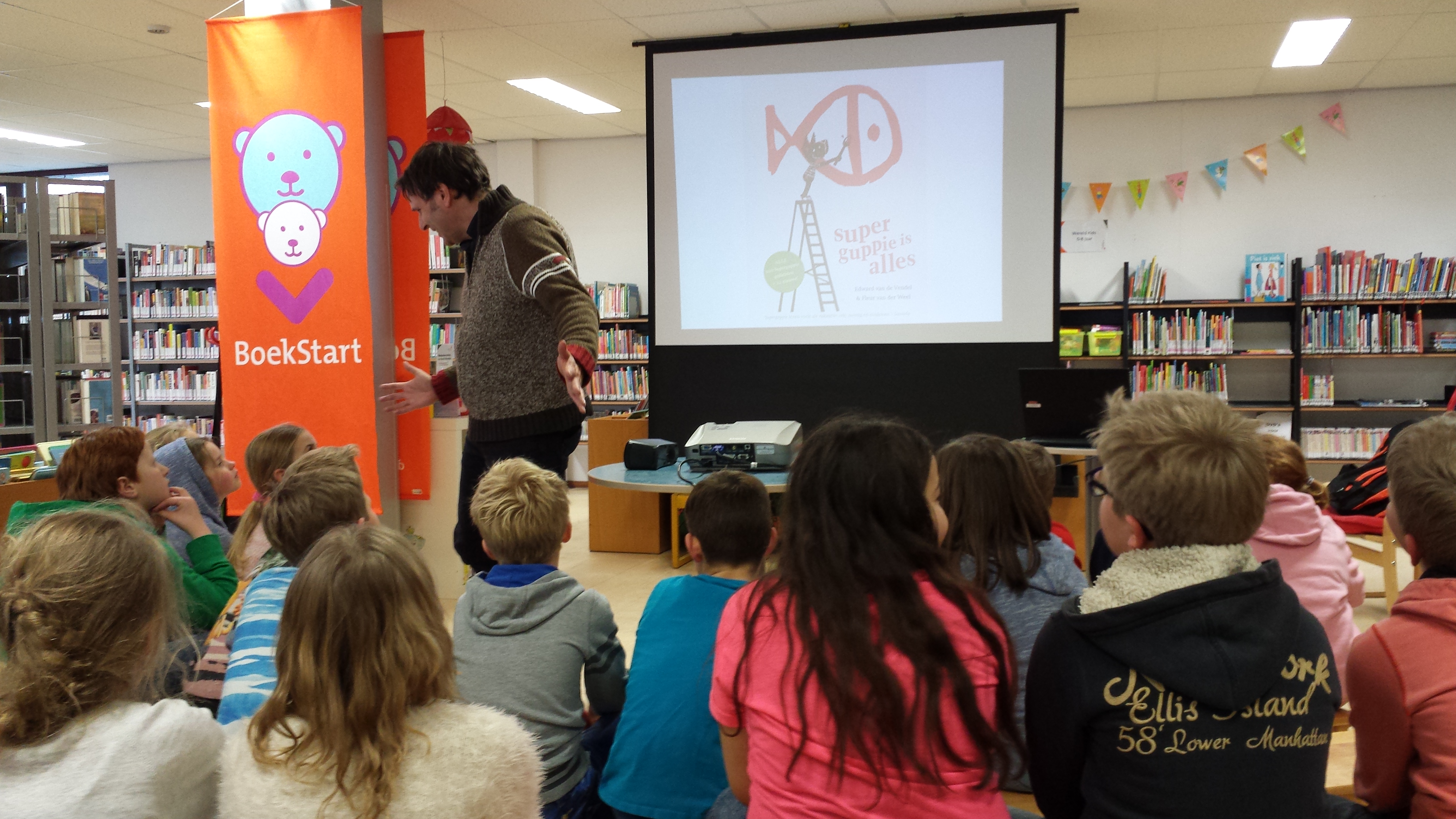 Biebbezoek groep 6 Edward van den Vendel 