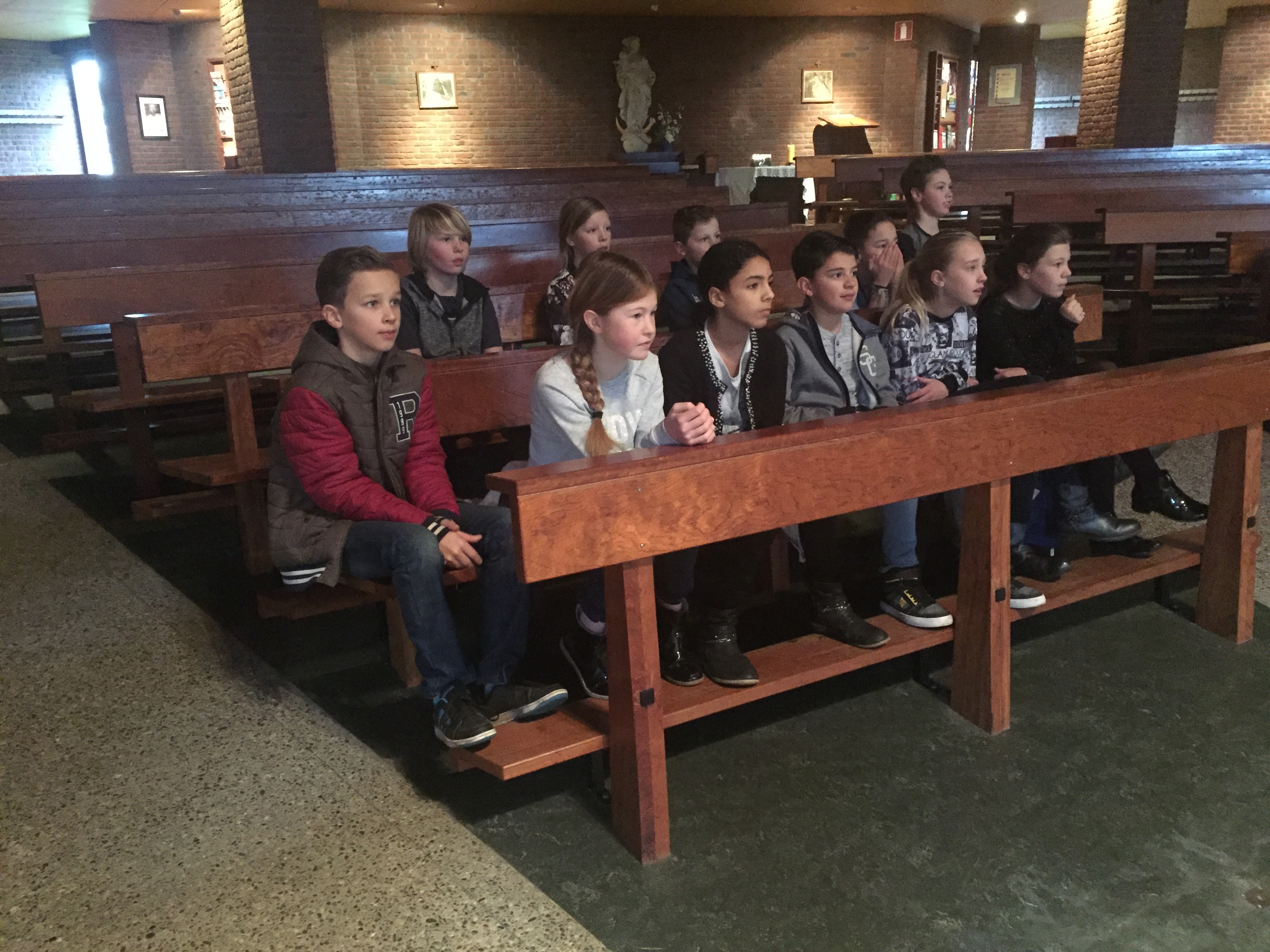 Presentatie in de kerk