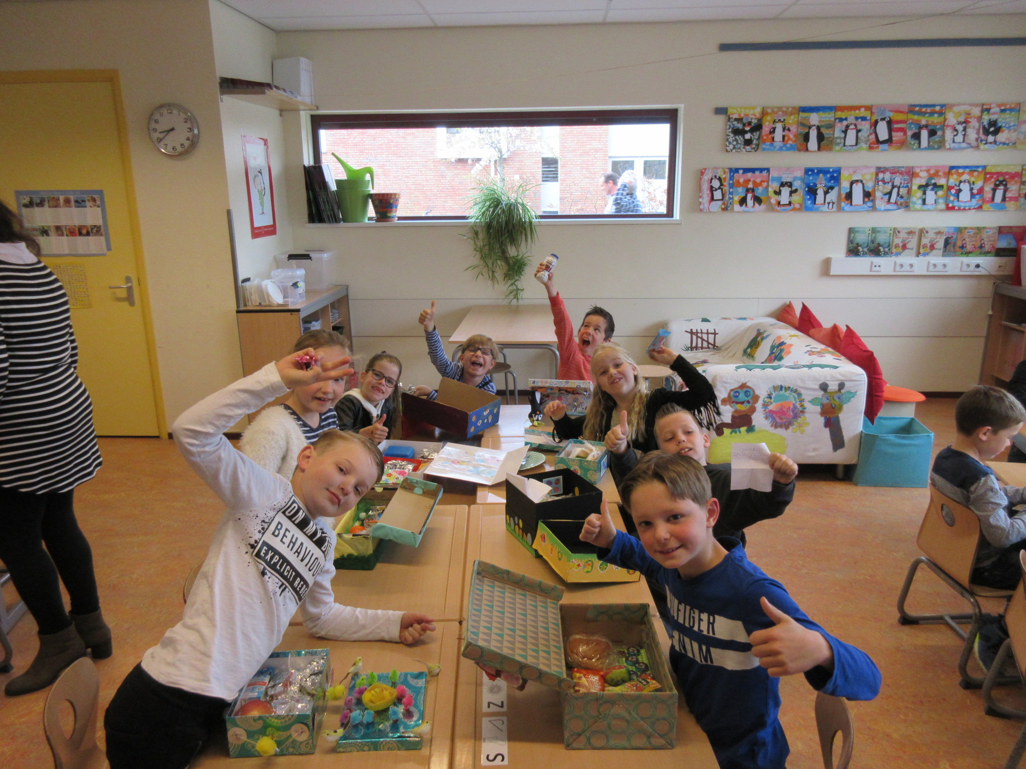 Nieuwe foto's op de website bij groep 4