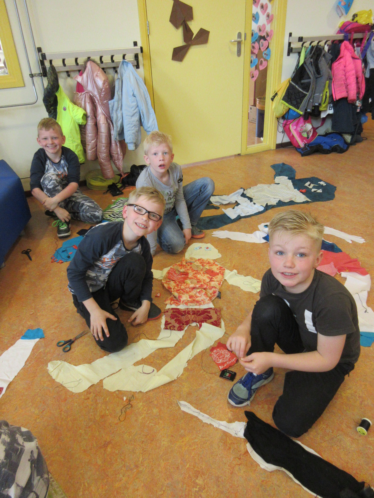 Tentoonstelling textielproject