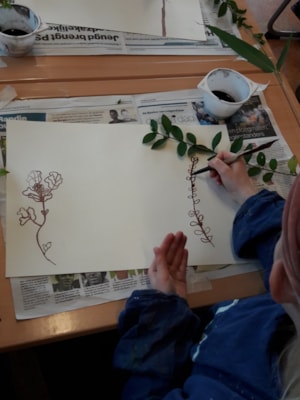 foto schilderen tak groep 4 april 2019