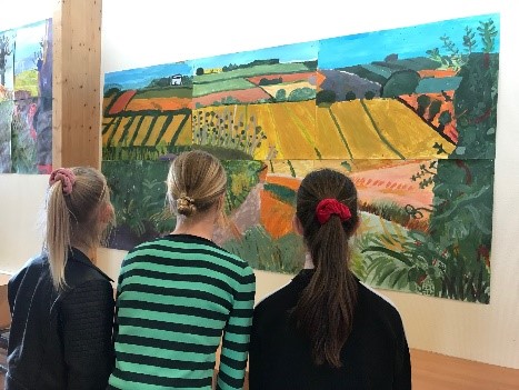 Tentoonstelling teken- en schilderproject