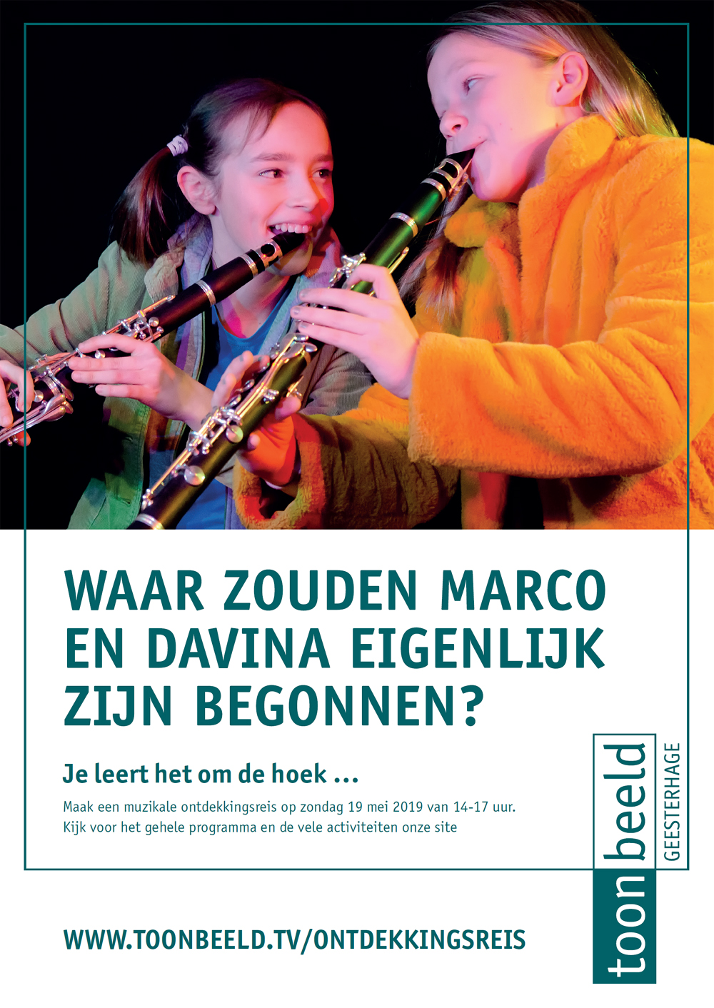 Muzikale ontdekkingsreis op zondag 19 mei 2019 bij Toonbeeld Geesterhage