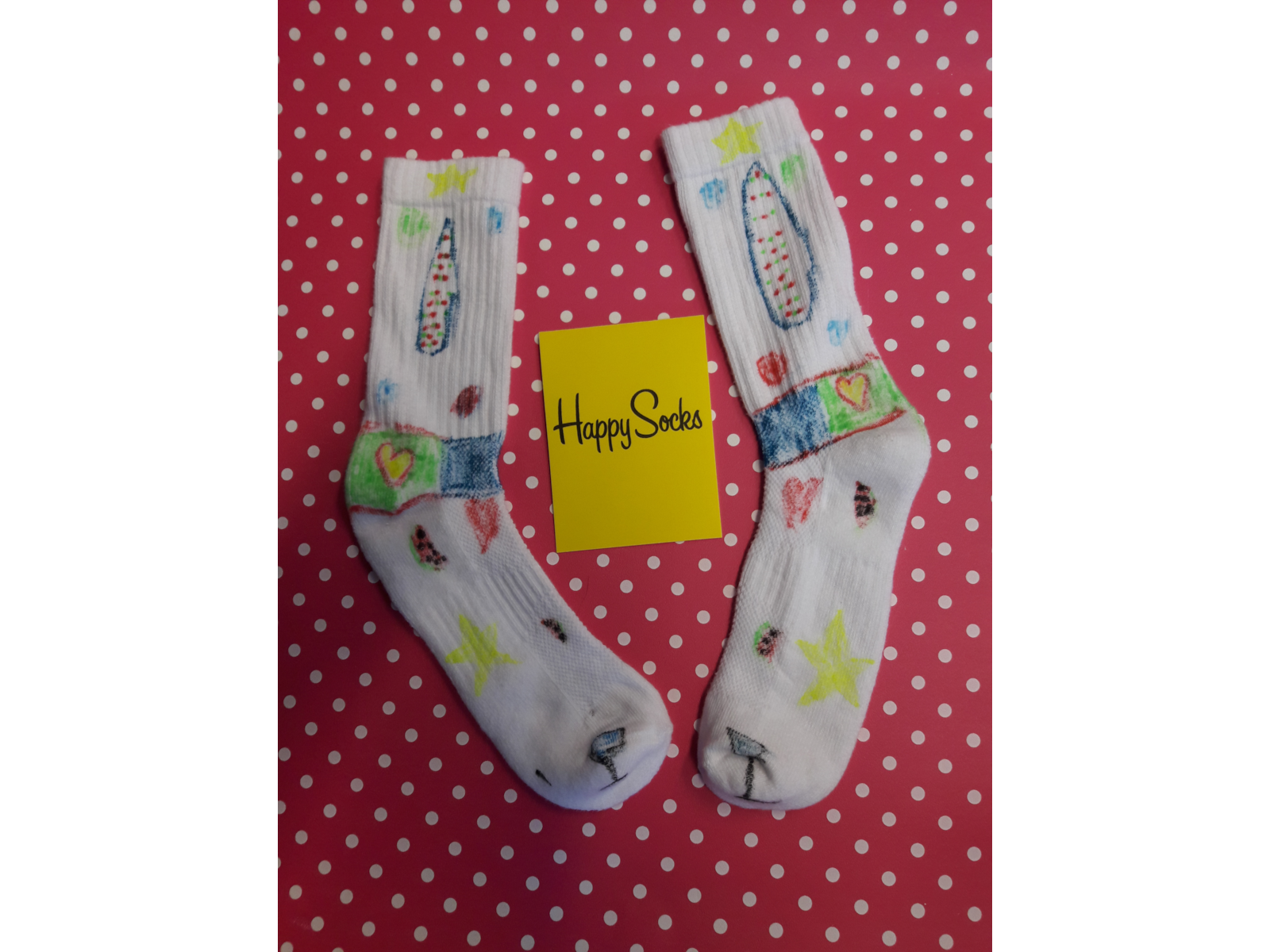Happy socks voor vaderdag - Kindcentrum De Brug