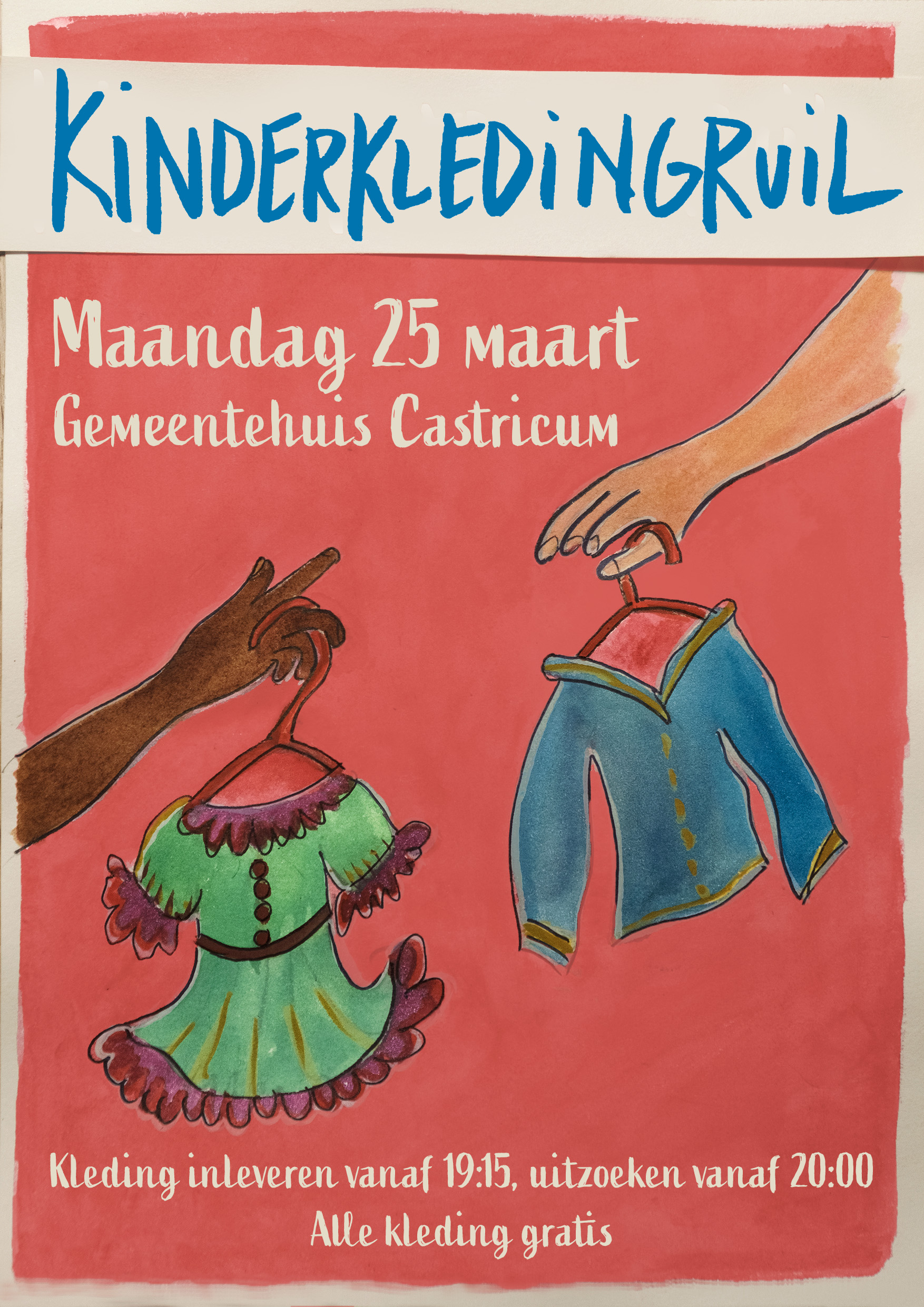 Kinderkledingruil 25 maart 