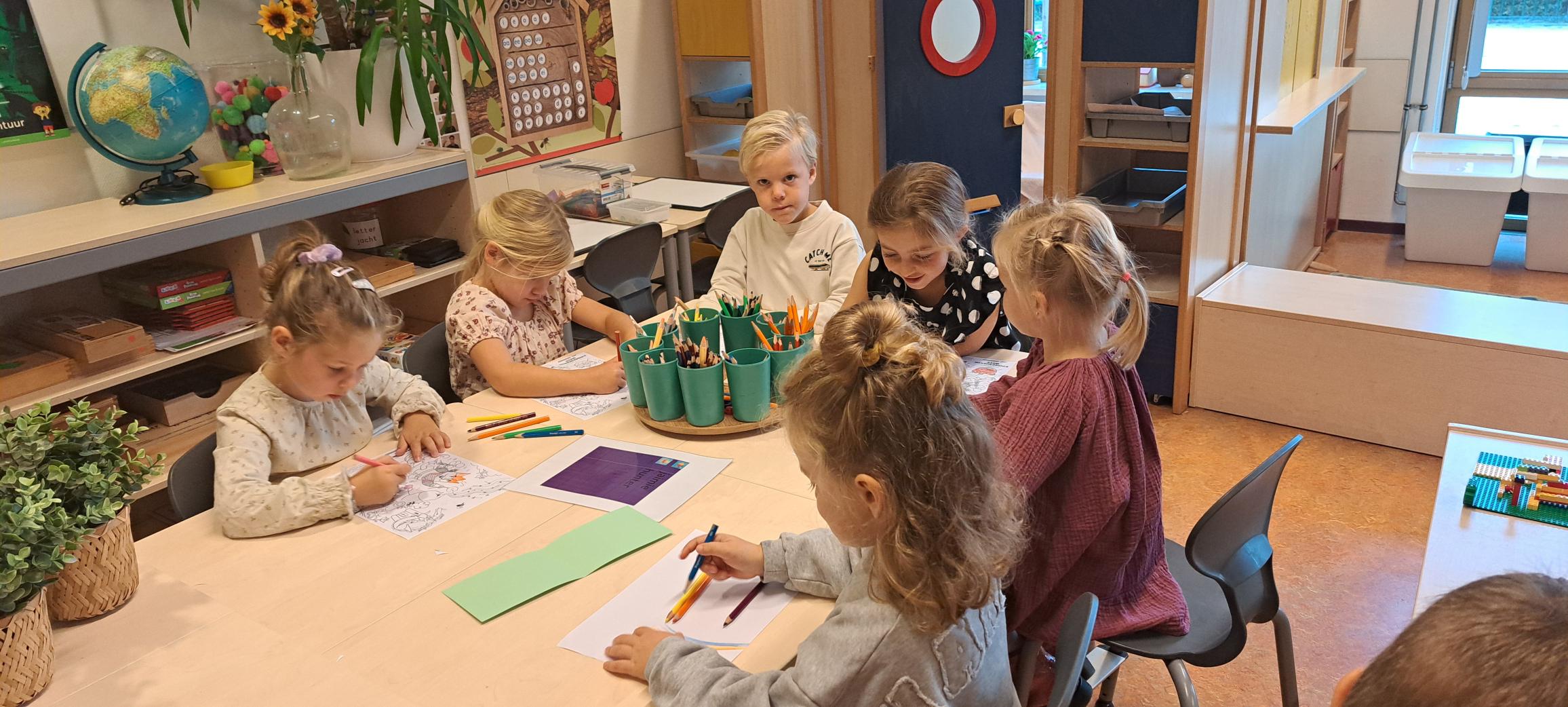 Deze week in groep 1/2A